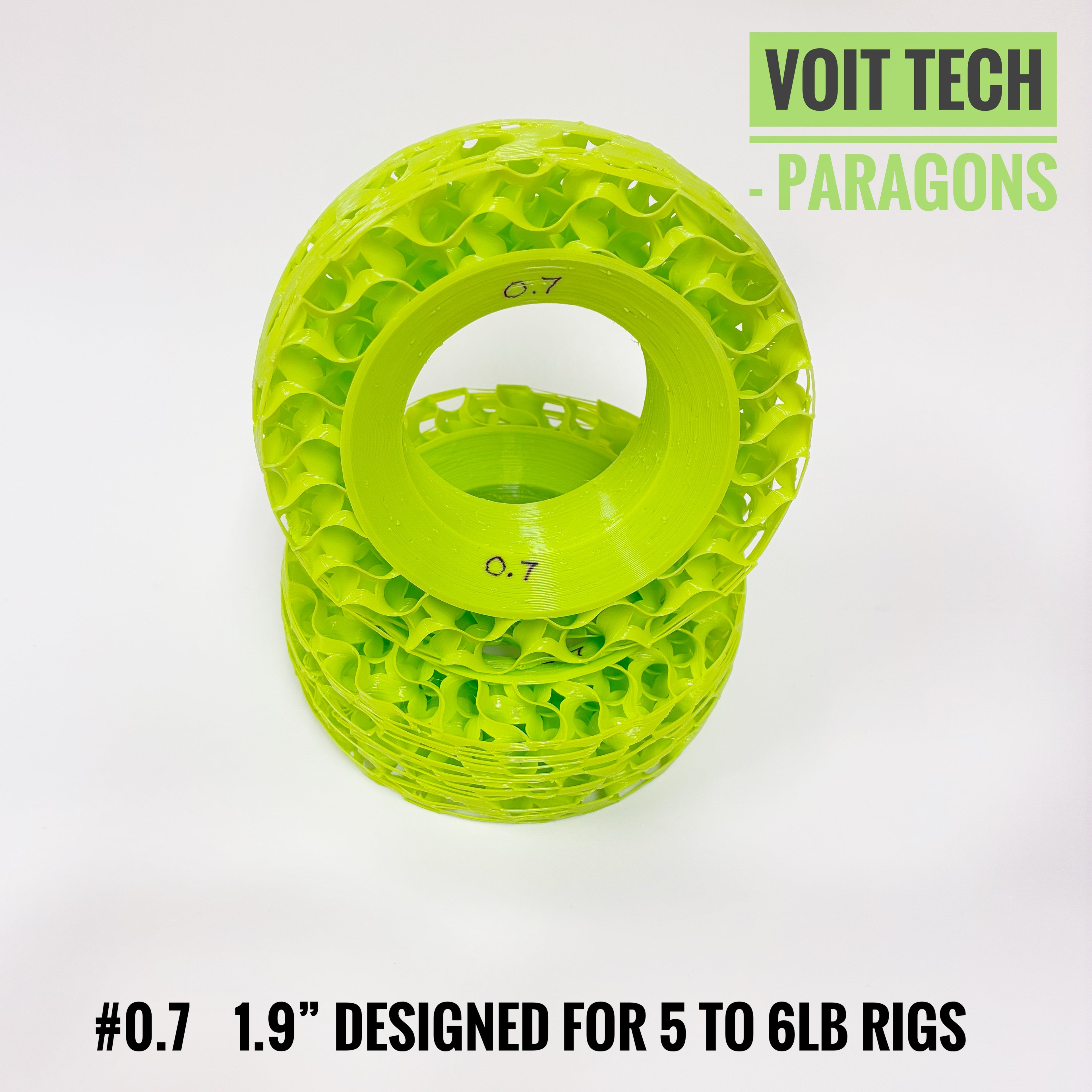 #0.7  Voit Tech 3D RC Insert  — 1.9" for Scale Trail Trucks (5–6 lbs)