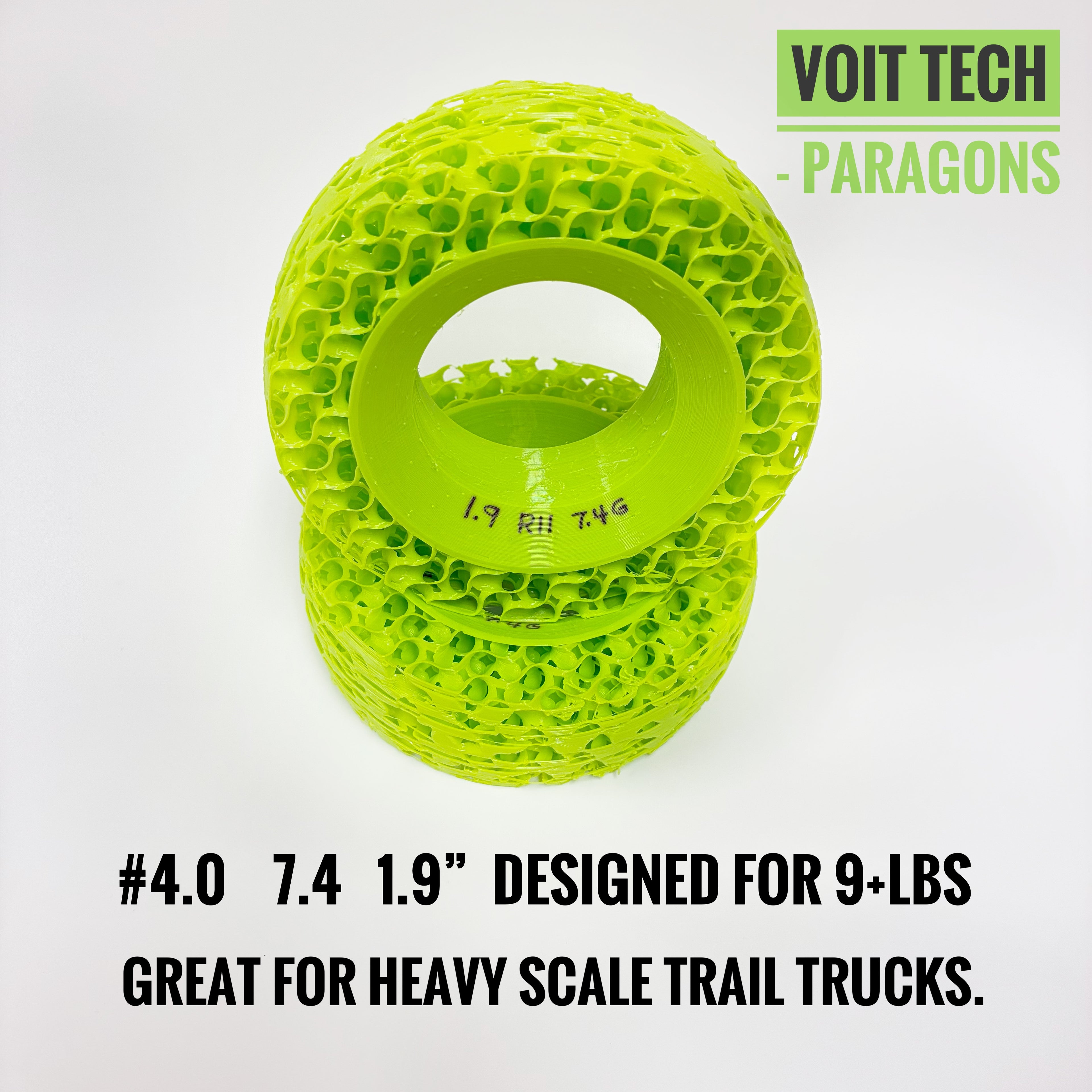 #4.0  Voit Tech 3D RC Insert  — 1.9" for Heavy Scale Trail Trucks (9+ lbs)